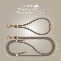 My Style Body & Wrist (2 - Pack) Lanyard Set - Taupe - 123TelecomShop