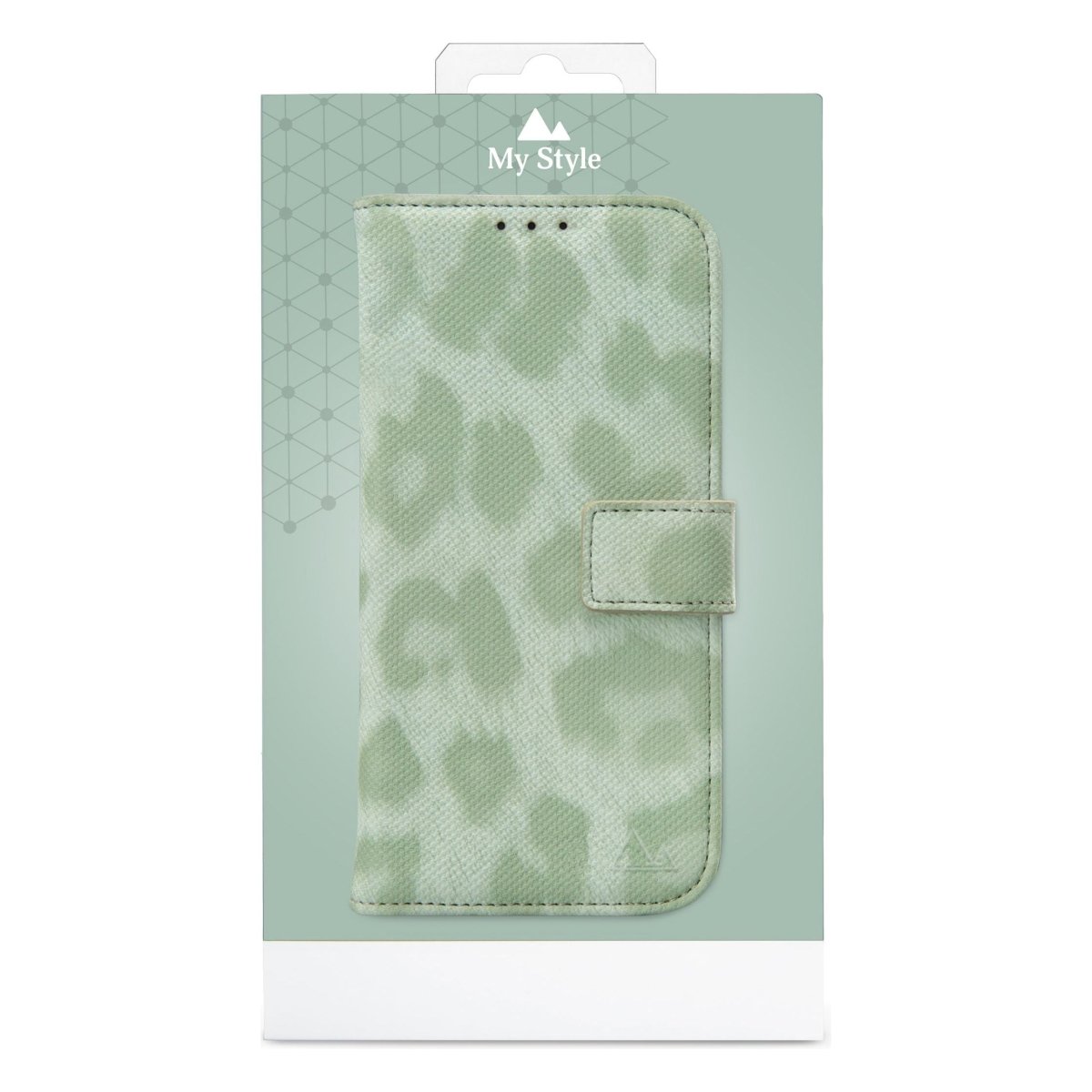 My Style Flex Wallet For Apple Iphone 15 Pro Green Leopard - 123TelecomShop