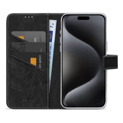 My Style Flex Wallet For Apple Iphone 15 Pro Max Black - 123TelecomShop