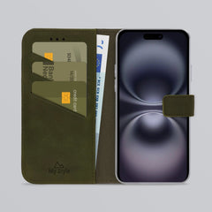 My Style Flex Wallet For Apple Iphone 16 Forest Green - 123TelecomShop