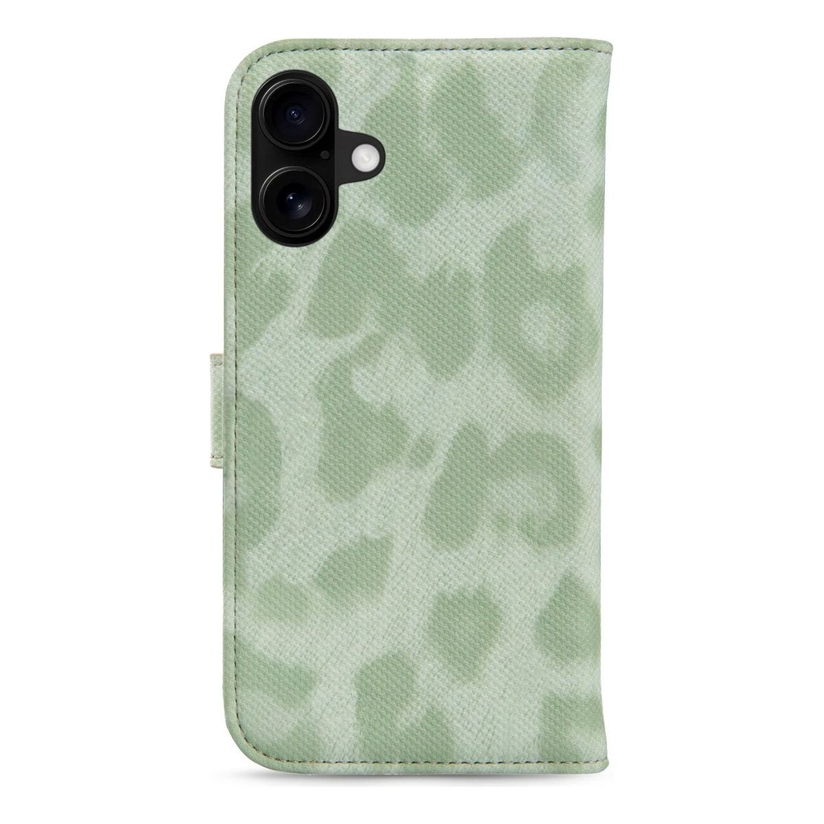 My Style Flex Wallet For Apple Iphone 16 Green Leopard - 123TelecomShop
