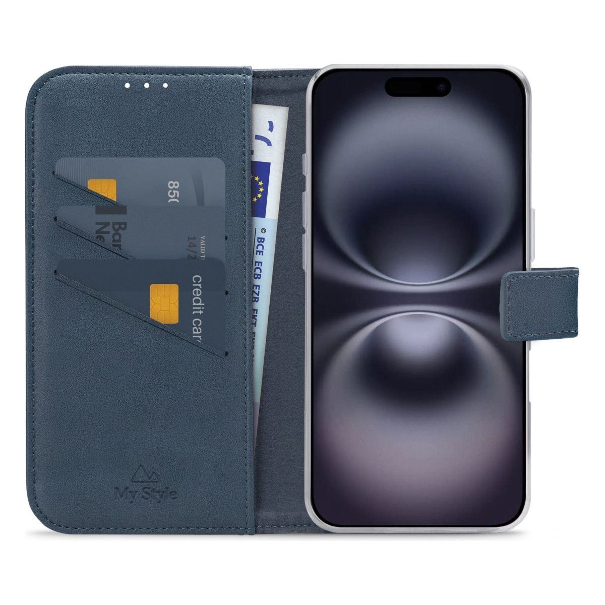 My Style Flex Wallet For Apple Iphone 16 Ocean Blue - 123TelecomShop