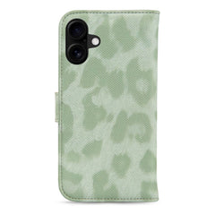 My Style Flex Wallet For Apple Iphone 16 Plus Green Leopard - 123TelecomShop
