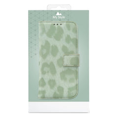 My Style Flex Wallet For Apple Iphone 16 Plus Green Leopard - 123TelecomShop