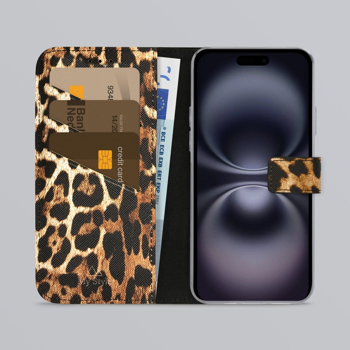 My Style Flex Wallet For Apple Iphone 16 Plus Wild Leopard - 123TelecomShop