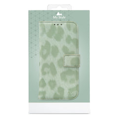 My Style Flex Wallet For Apple Iphone 16 Pro Max Green Leopard - 123TelecomShop