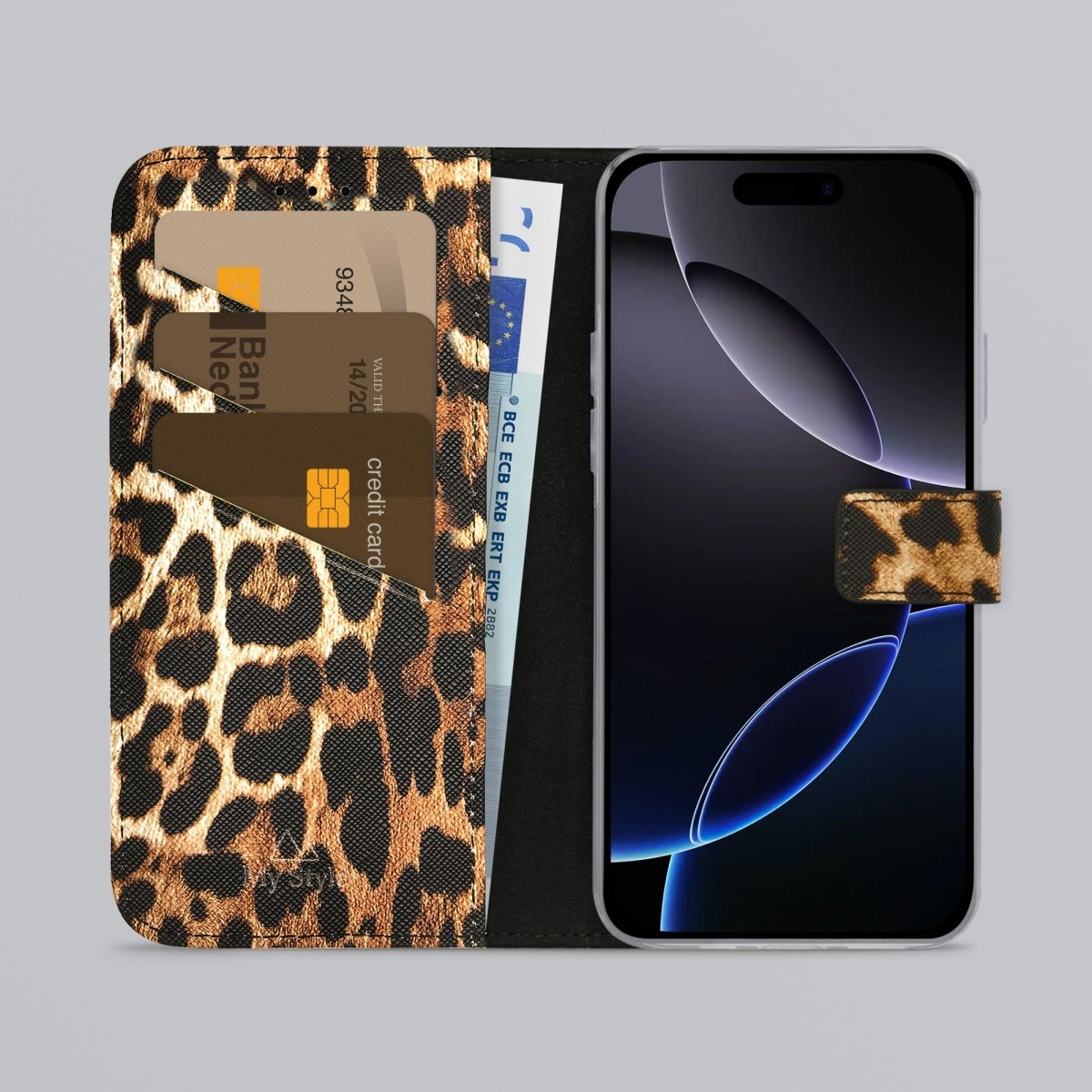 My Style Flex Wallet For Apple Iphone 16 Pro Max Wild Leopard - 123TelecomShop