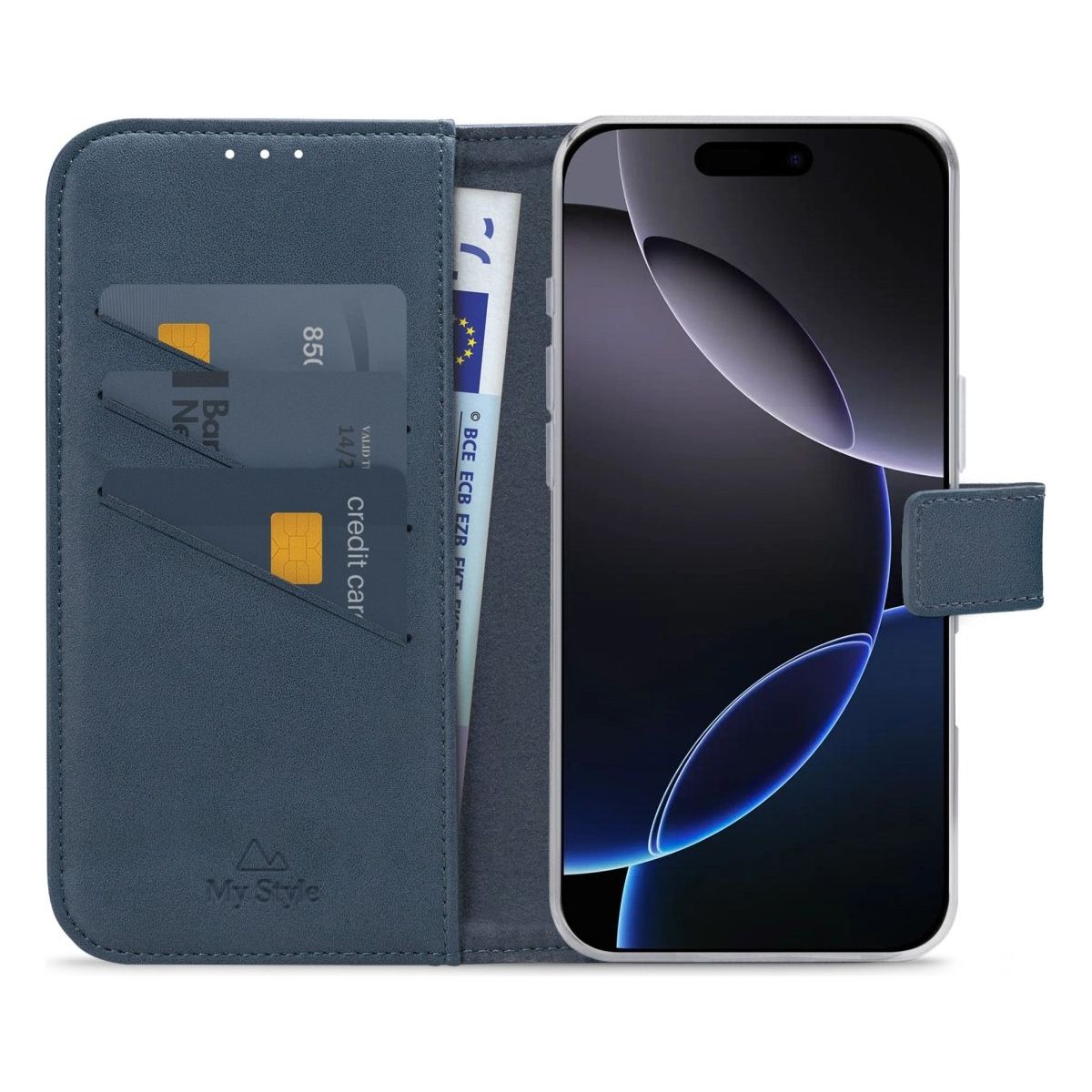 My Style Flex Wallet For Apple Iphone 16 Pro Ocean Blue - 123TelecomShop