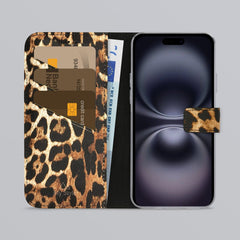 My Style Flex Wallet For Apple Iphone 16 Wild Leopard - 123TelecomShop