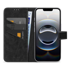 My Style Flex Wallet For Apple Iphone 16E Black - 123TelecomShop