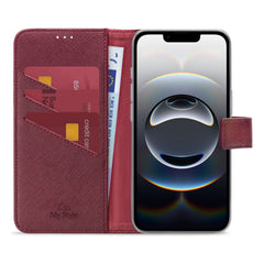 My Style Flex Wallet For Apple Iphone 16E Bordeaux - 123TelecomShop