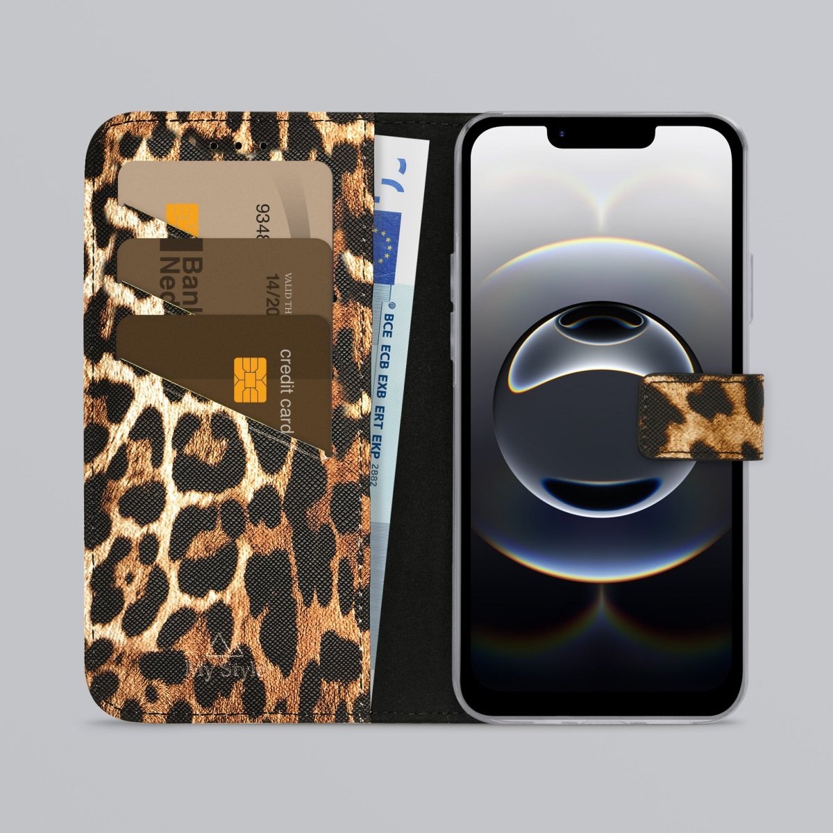 My Style Flex Wallet For Apple Iphone 16E Wild Leopard - 123TelecomShop