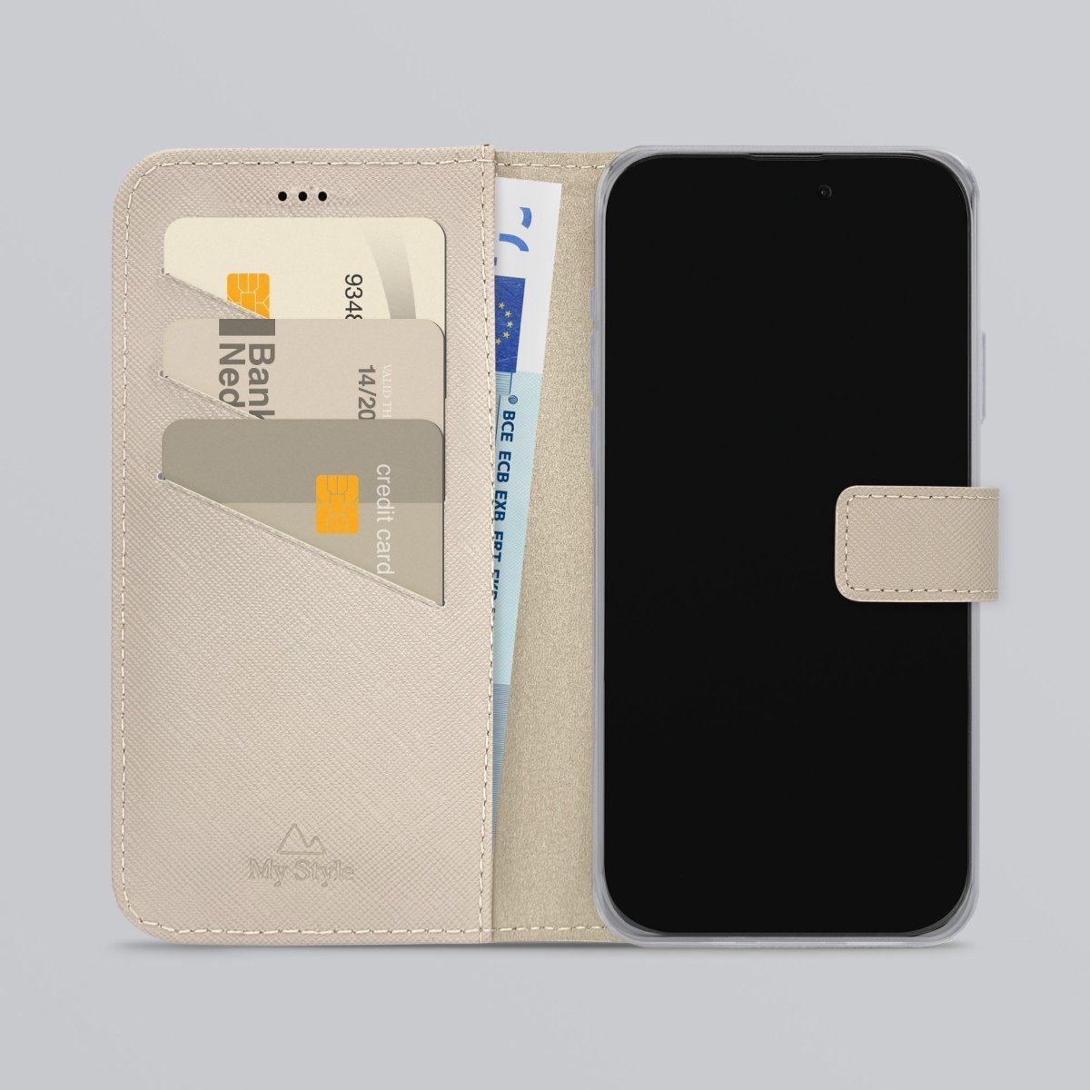 My Style Flex Wallet For Apple Iphone 17 Warm Taupe - 123TelecomShop