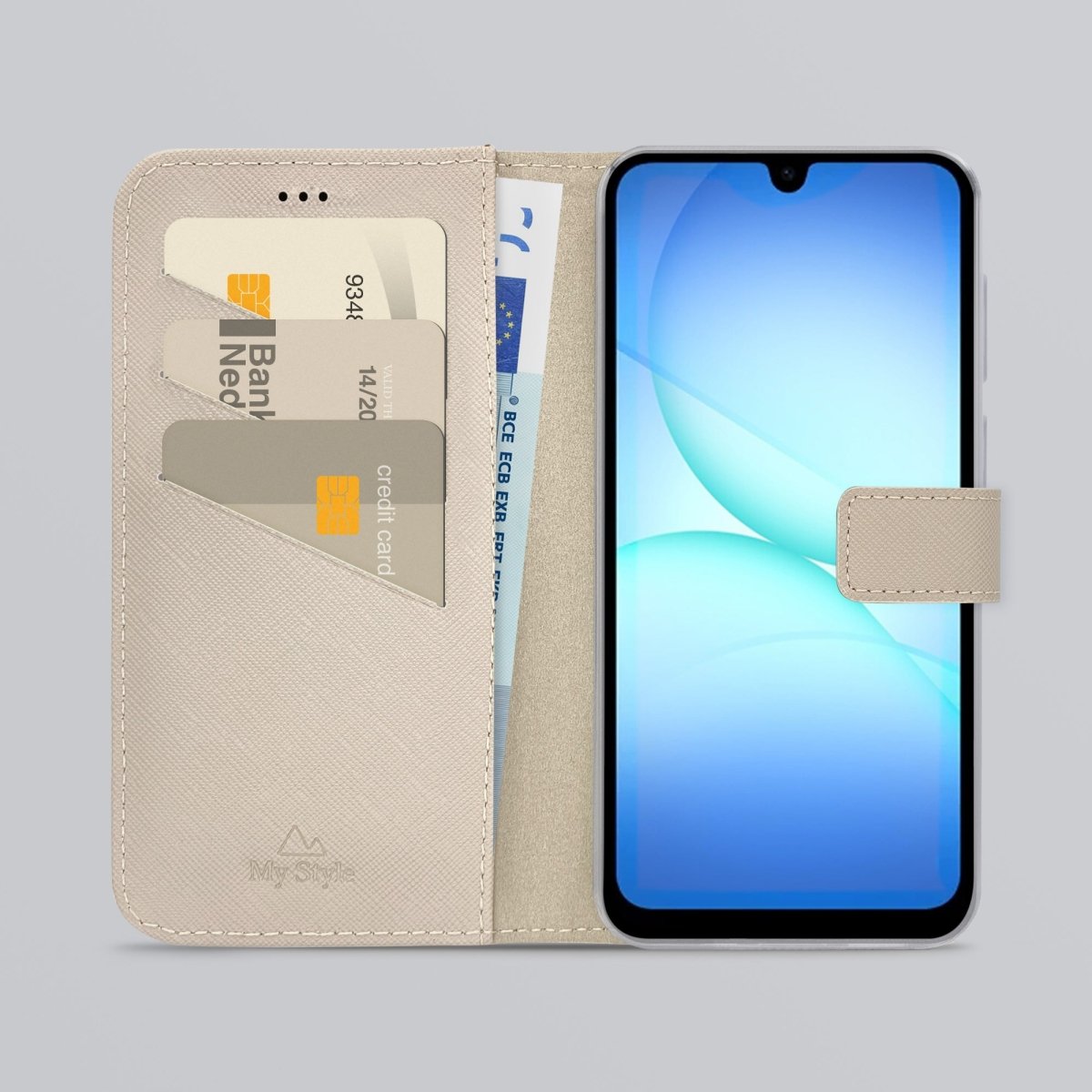 My Style Flex Wallet For Samsung Galaxy A26 5G/A17 (4G/5G) Warm Taupe - 123TelecomShop