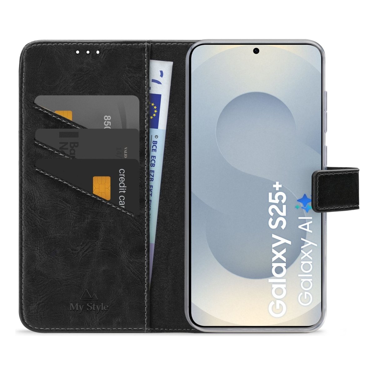 My Style Flex Wallet For Samsung Galaxy S25+ 5G Black - 123TelecomShop