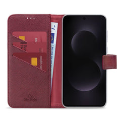 My Style Flex Wallet For Samsung Galaxy S25 Edge 5G Bordeaux - 123TelecomShop