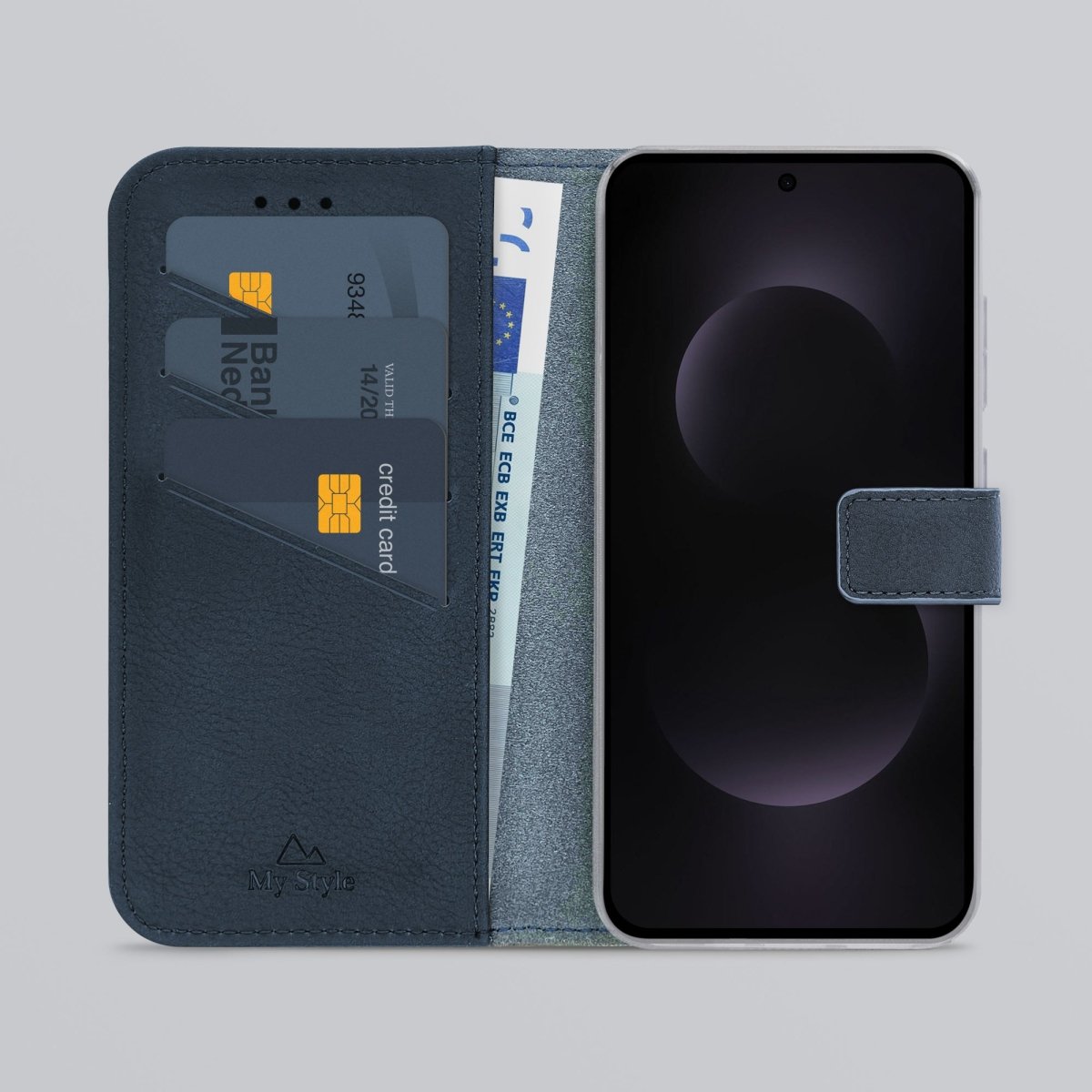 My Style Flex Wallet For Samsung Galaxy S25 Edge 5G Royal Blue - 123TelecomShop