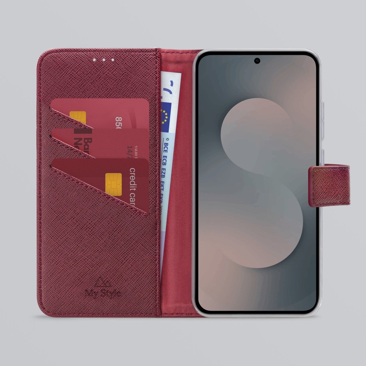 My Style Flex Wallet For Samsung Galaxy S25 Fe 5G Bordeaux - 123TelecomShop