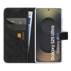 My Style Flex Wallet For Samsung Galaxy S25 Ultra 5G Black - 123TelecomShop