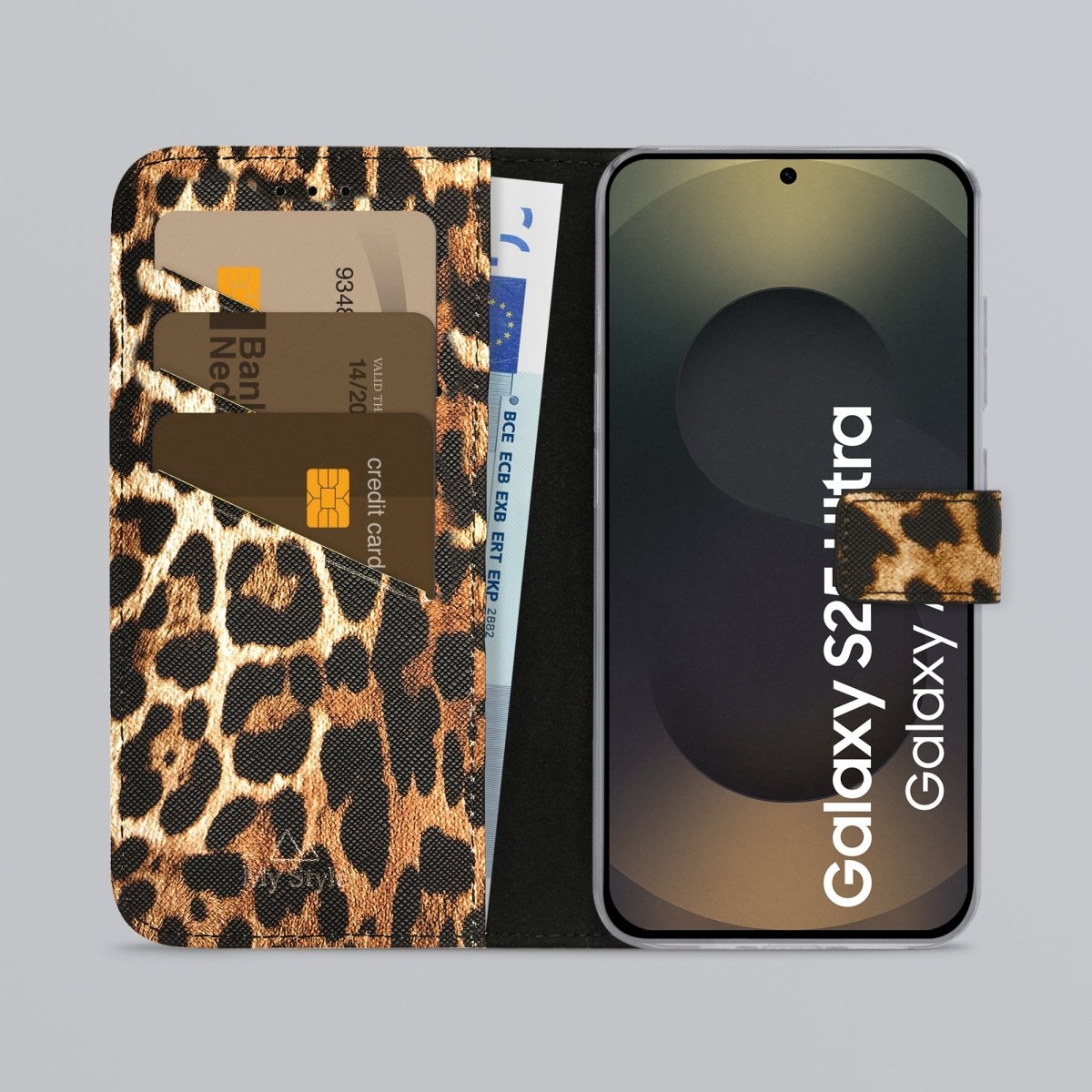 My Style Flex Wallet For Samsung Galaxy S25 Ultra 5G Wild Leopard - 123TelecomShop