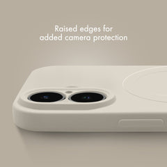 My Style Protective Flex Magsafe Compatible Case For Apple Iphone 15 Pro Antique White - 123TelecomShop