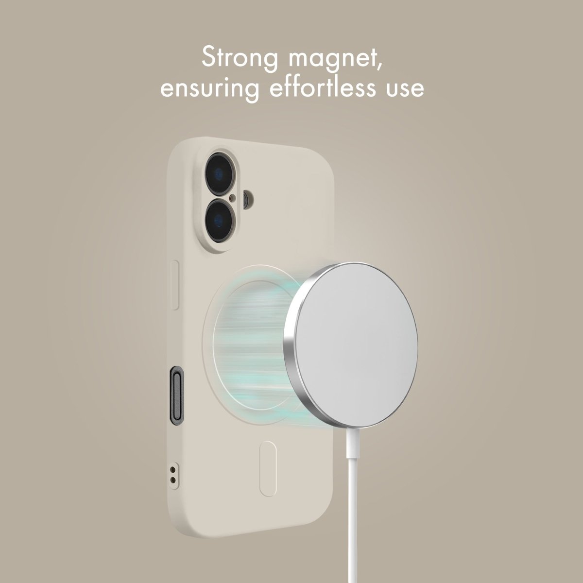 My Style Protective Flex Magsafe Compatible Case For Apple Iphone 15 Pro Antique White - 123TelecomShop