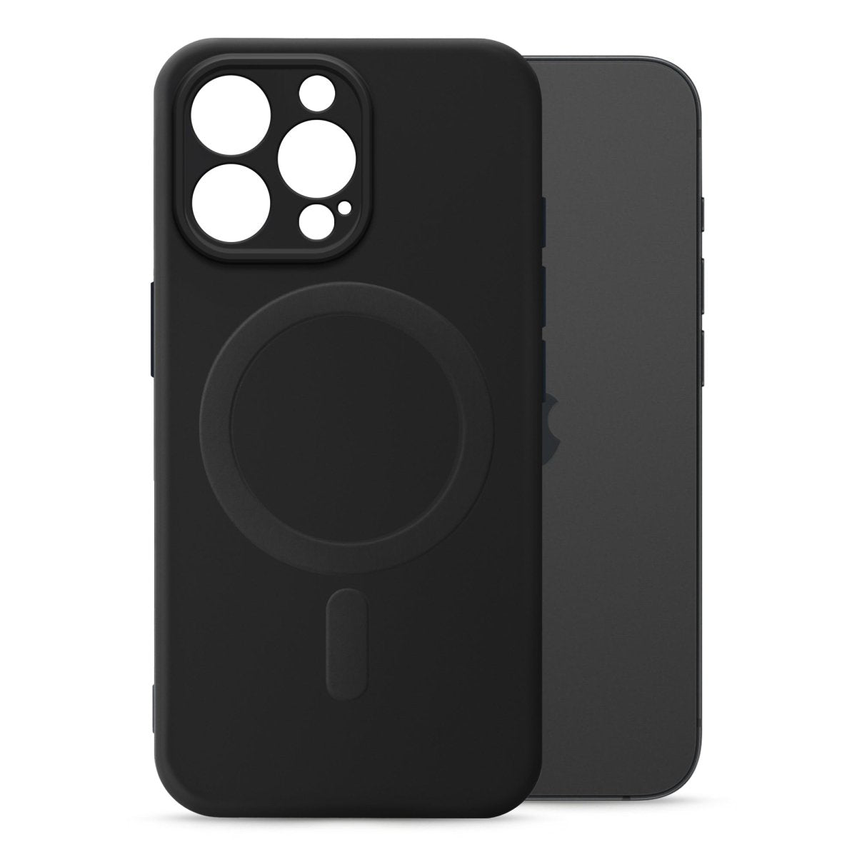 My Style Protective Flex Magsafe Compatible Case For Apple Iphone 15 Pro Black - 123TelecomShop