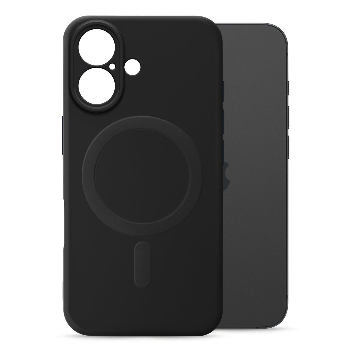 My Style Protective Flex Magsafe Compatible Case For Apple Iphone 16 Black - 123TelecomShop