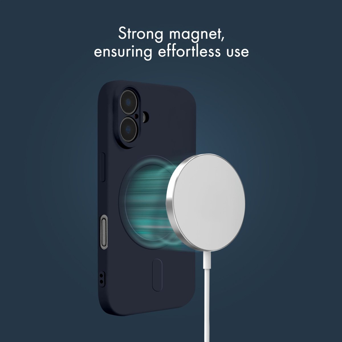 My Style Protective Flex Magsafe Compatible Case For Apple Iphone 16 Plus Midnight Blue - 123TelecomShop