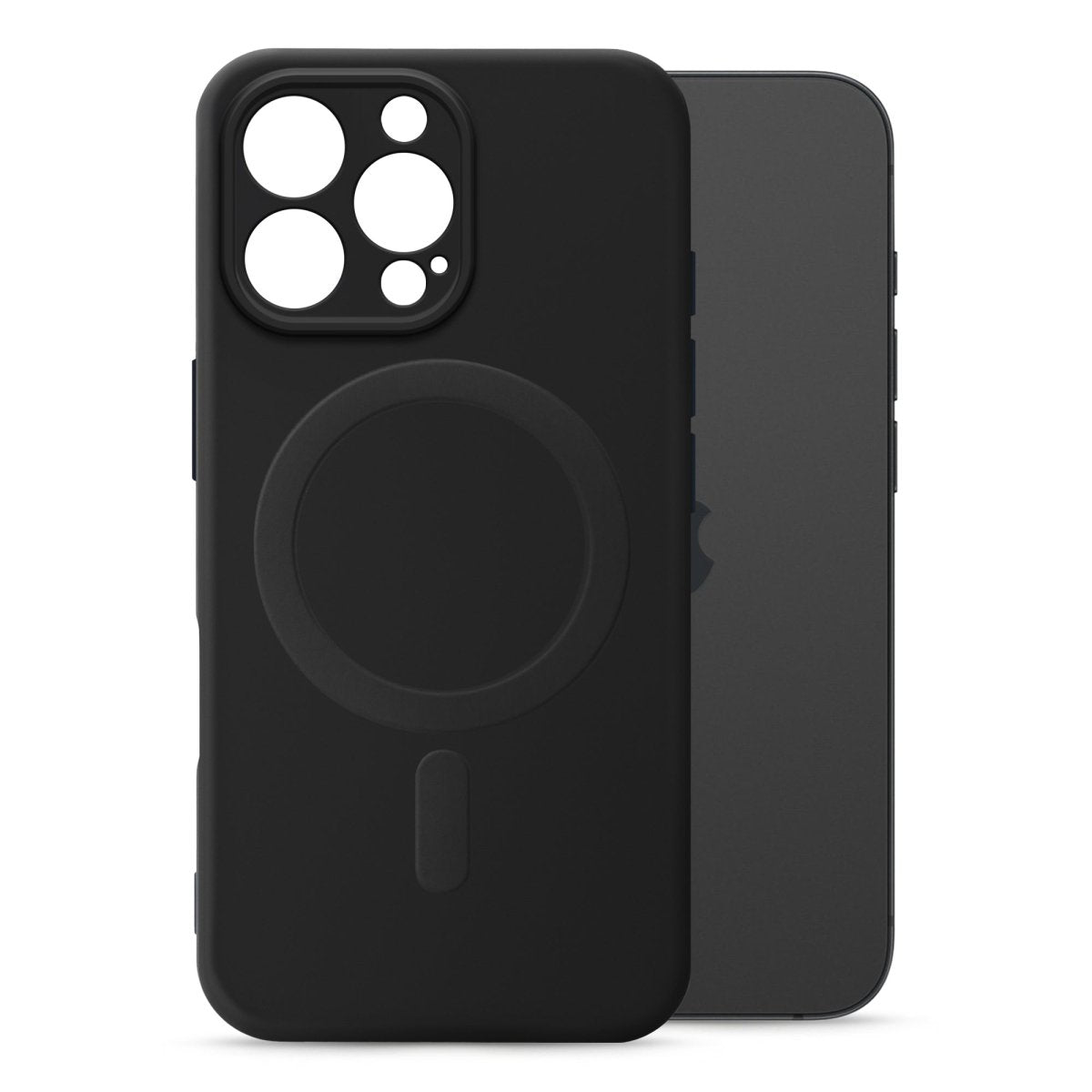 My Style Protective Flex Magsafe Compatible Case For Apple Iphone 16 Pro Black - 123TelecomShop