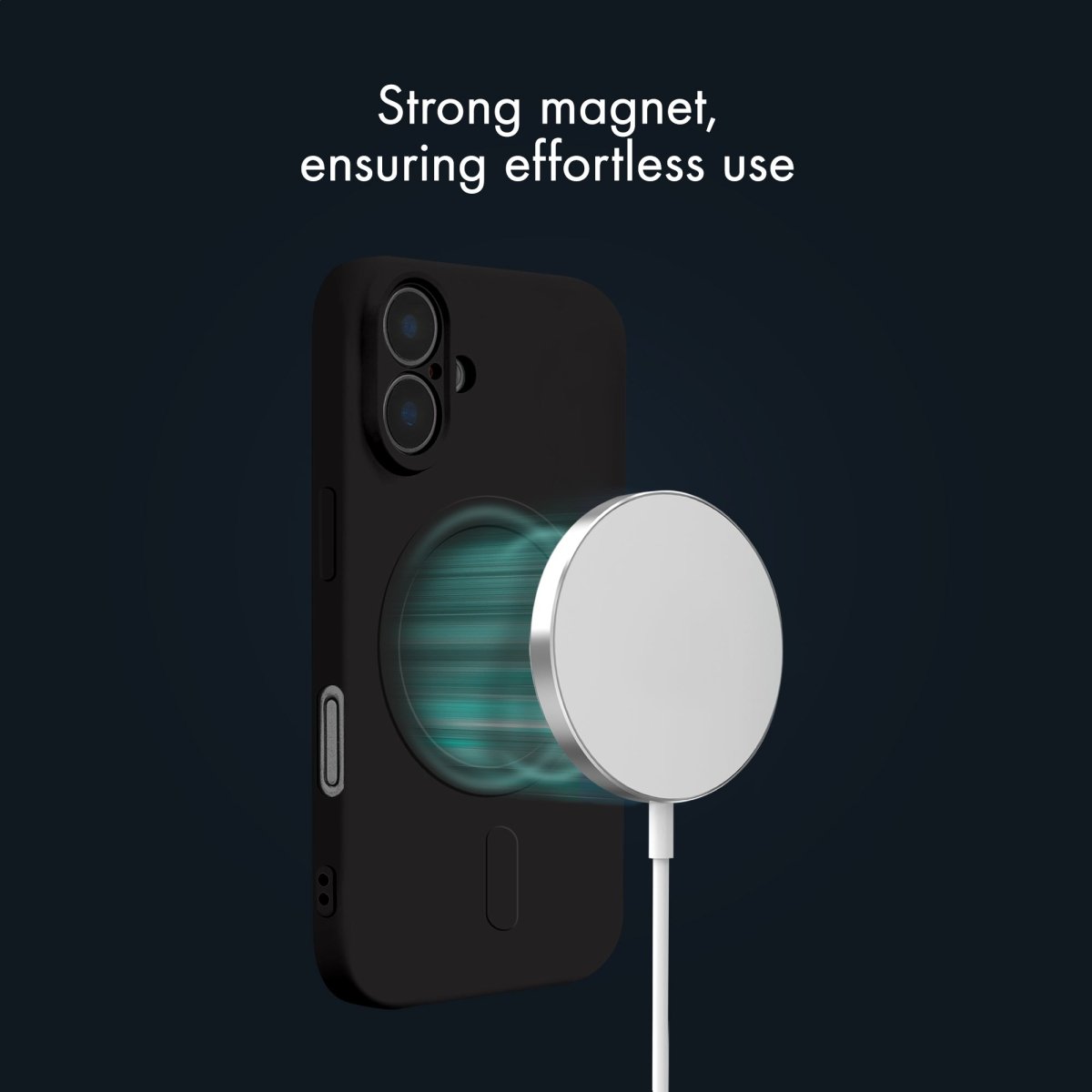 My Style Protective Flex Magsafe Compatible Case For Apple Iphone 16 Pro Black - 123TelecomShop