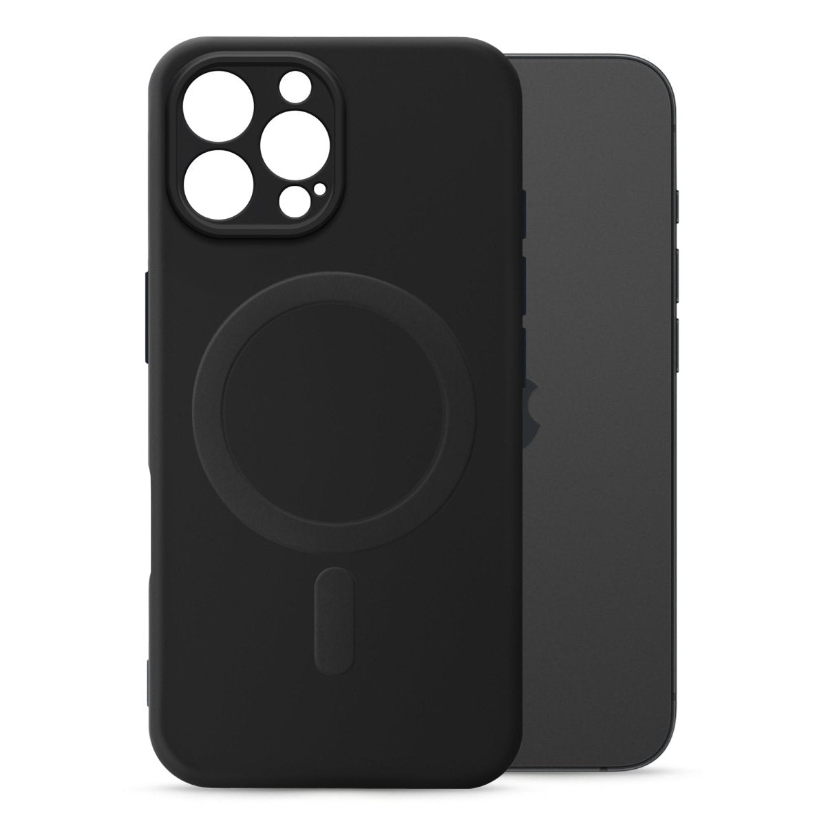 My Style Protective Flex Magsafe Compatible Case For Apple Iphone 16 Pro Max Black - 123TelecomShop