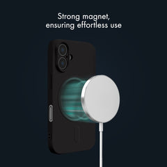 My Style Protective Flex Magsafe Compatible Case For Apple Iphone 16 Pro Max Black - 123TelecomShop