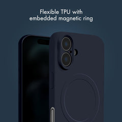 My Style Protective Flex Magsafe Compatible Case For Apple Iphone 16 Pro Max Midnight Blue - 123TelecomShop