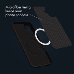 My Style Protective Flex Magsafe Compatible Case For Apple Iphone 16E Black - 123TelecomShop