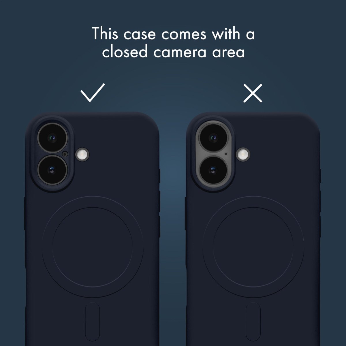 My Style Protective Flex Magsafe Compatible Case For Apple Iphone 16E Midnight Blue - 123TelecomShop