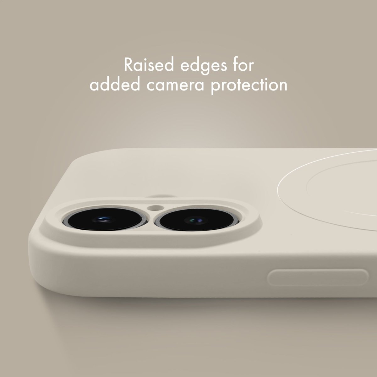 My Style Protective Flex Magsafe Compatible Case For Iphone 17 Pro Antique White - 123TelecomShop