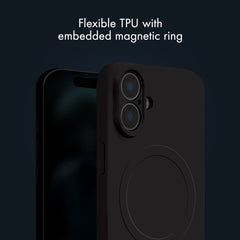 My Style Protective Flex Magsafe Compatible Case For Samsung Galaxy S25 Fe 5G Black - 123TelecomShop