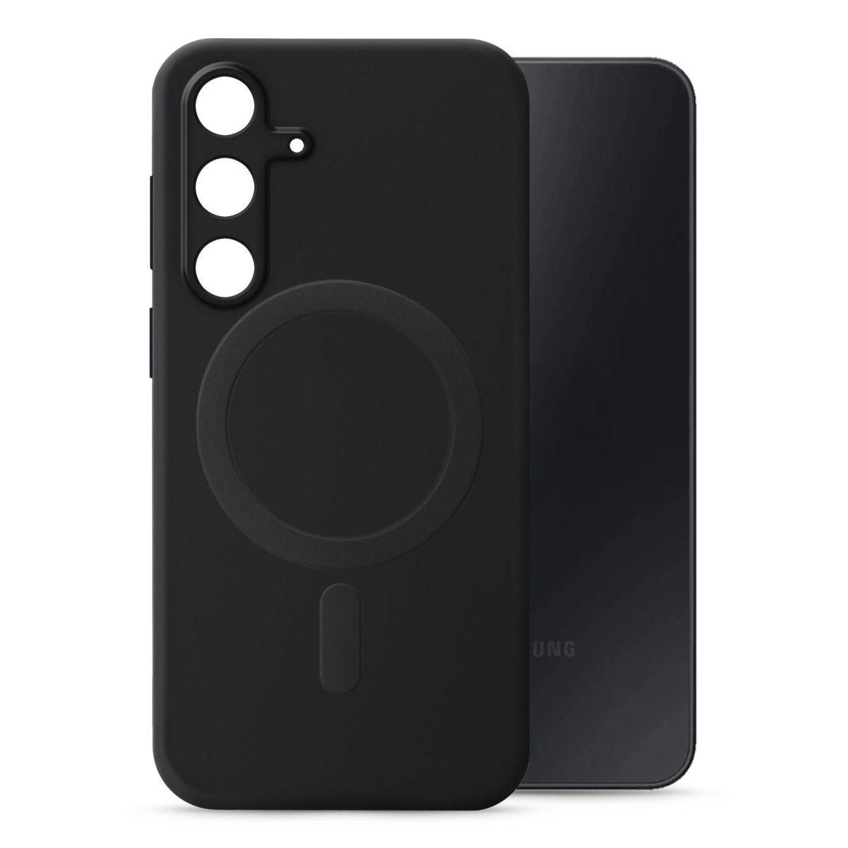 My Style Protective Flex Magsafe Compatible Case For Samsung Galaxy S25 Fe 5G Black - 123TelecomShop