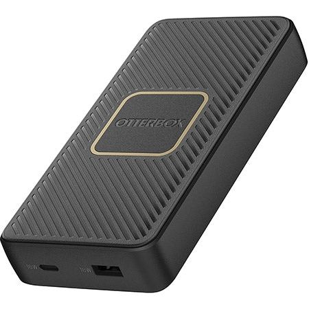 Otterbox Dual Port Fast Charge Power Bank 15000 Mah 18W + Qi Wireless Charger 10W Black - 123TelecomShop