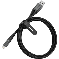 Otterbox Nylon Braided Charge/Sync Cable Apple Lightning 1M Black - 123TelecomShop
