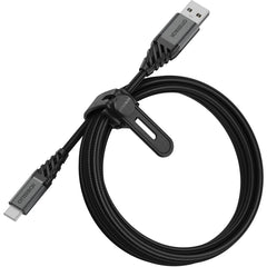 Otterbox Nylon Braided Charge/Sync Cable Apple Lightning 2M Black - 123TelecomShop