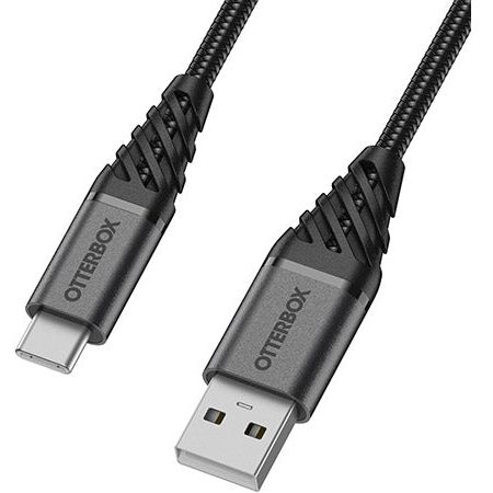 Otterbox Nylon Braided Charge/Sync Cable Usb-C 2M Black - 123TelecomShop