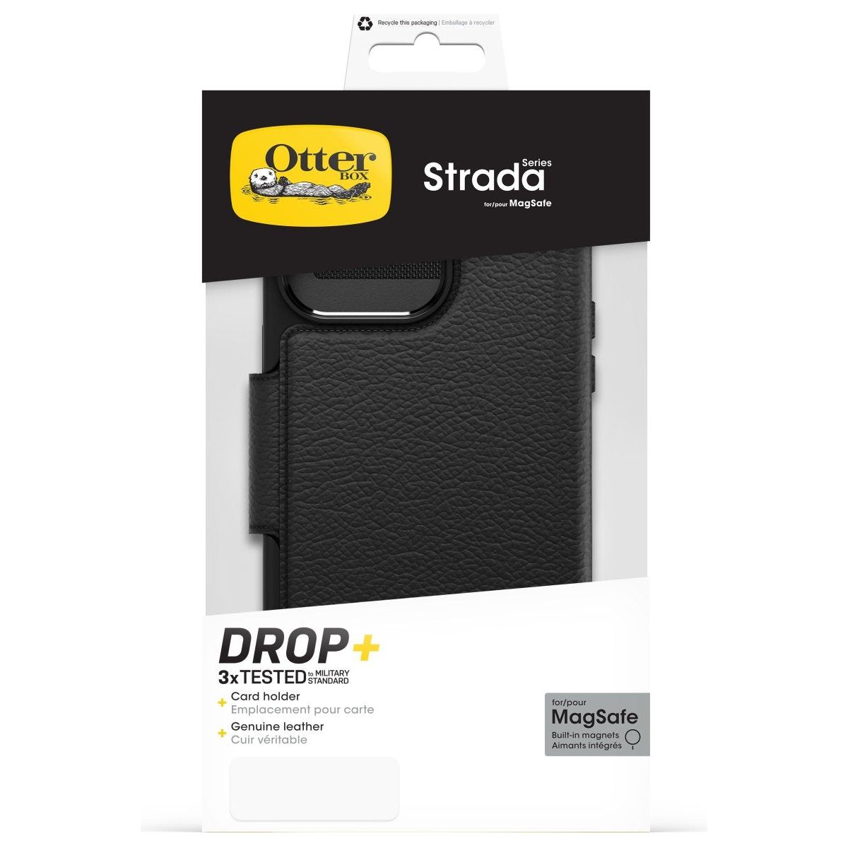 Otterbox Strada Magsafe Apple Iphone 15 Pro Max Shadow Black - 123TelecomShop