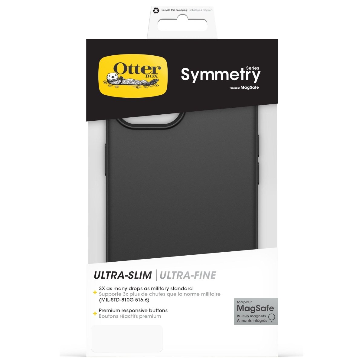 Otterbox Symmetry+ Case Apple Iphone 13/14/15/16E Black - 123TelecomShop