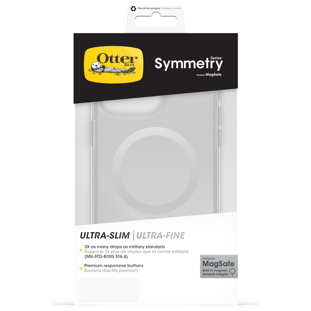Otterbox Symmetry+ Clear Case Apple Iphone 15 Pro Max Clear - 123TelecomShop
