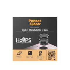 PanzerGlass Apple iPhone 15/15 Plus Hoops Camera Protector, Zwart - 123TelecomShop