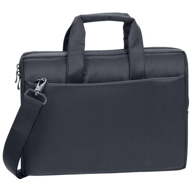 Rivacase Central Laptop Bag 13.3Inch Black - 123TelecomShop