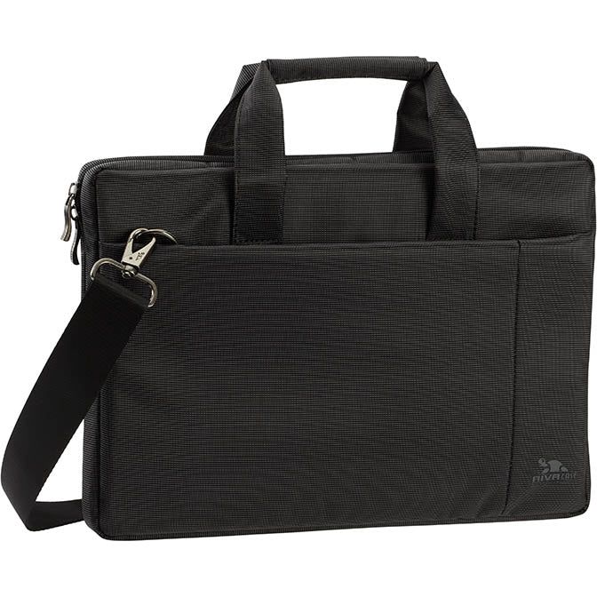 Rivacase Central Laptop Bag 13.3Inch Black - 123TelecomShop