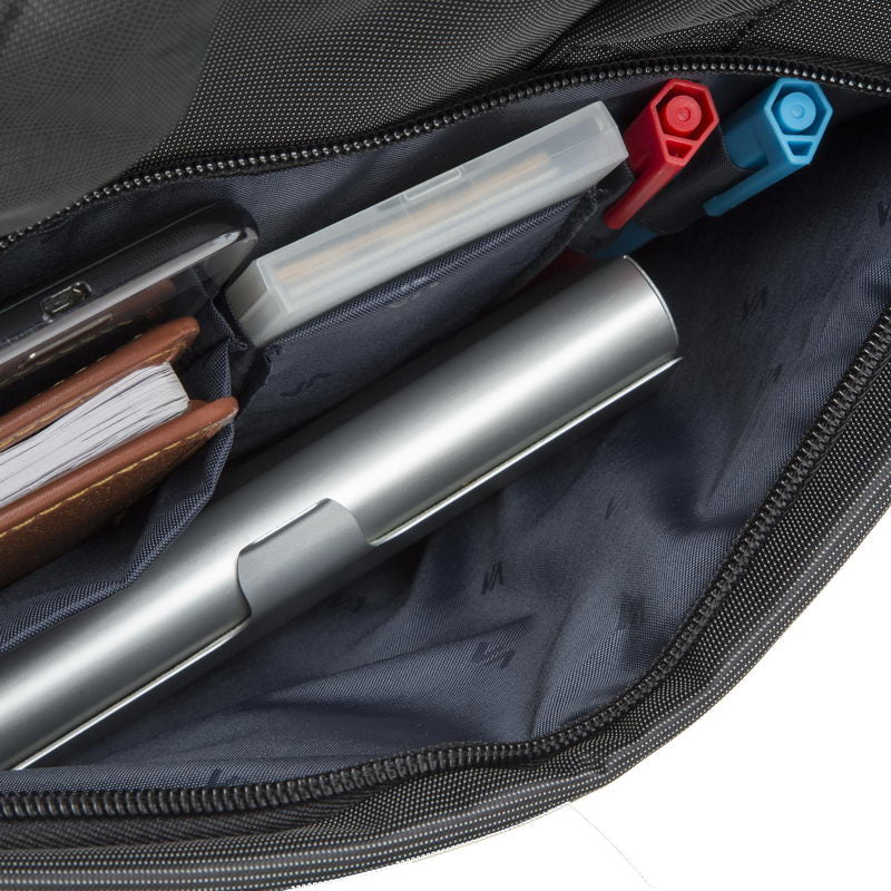 Rivacase Central Laptop Bag 13.3Inch Black - 123TelecomShop